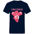 Lillet Bärchi - Glücksbärchi - Herren V-Neck Shirt Navy
