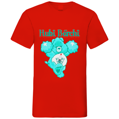 Hubi Bärchi - Glücksbärchi - Herren V-Neck Shirt Red