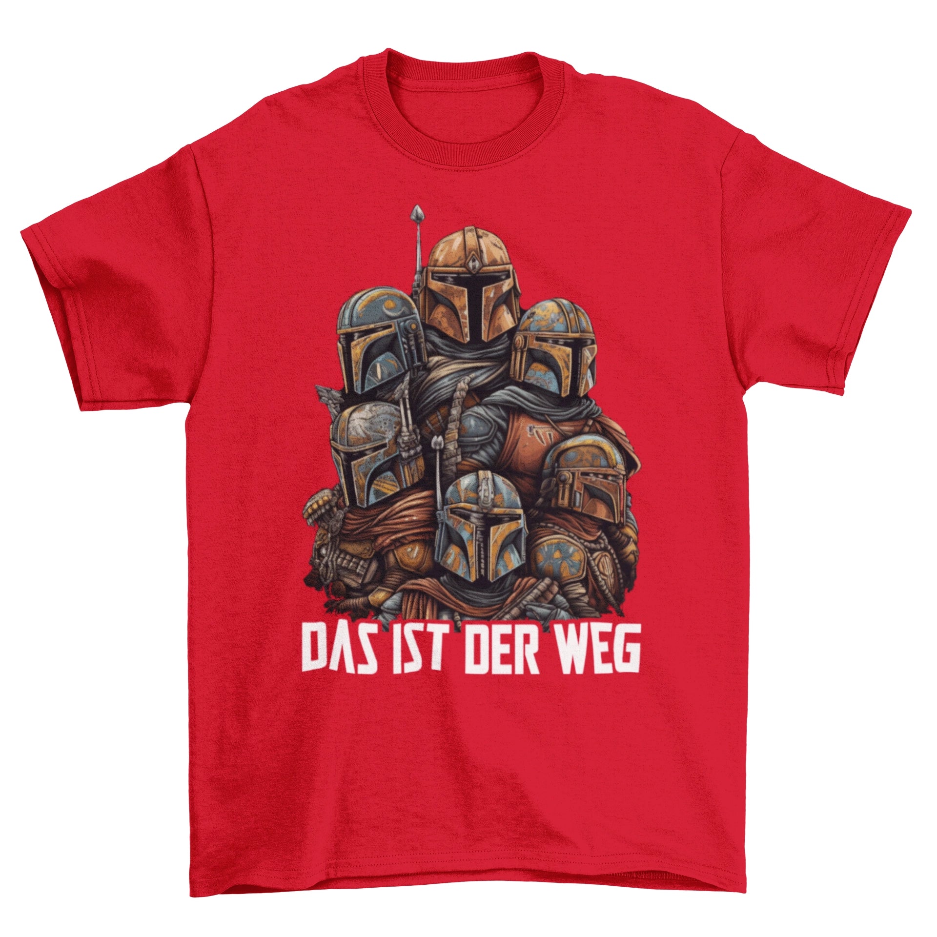 Das ist der Weg - Mandalorianer Gruppe - Herren Shirt Red
